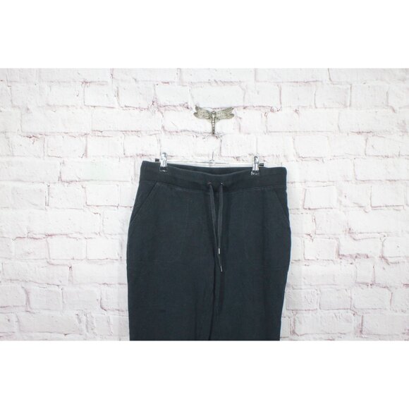 LL Bean Ultrasoft Sweats Drawstring Jogger Ink Black Size Small - Picture 2 of 11